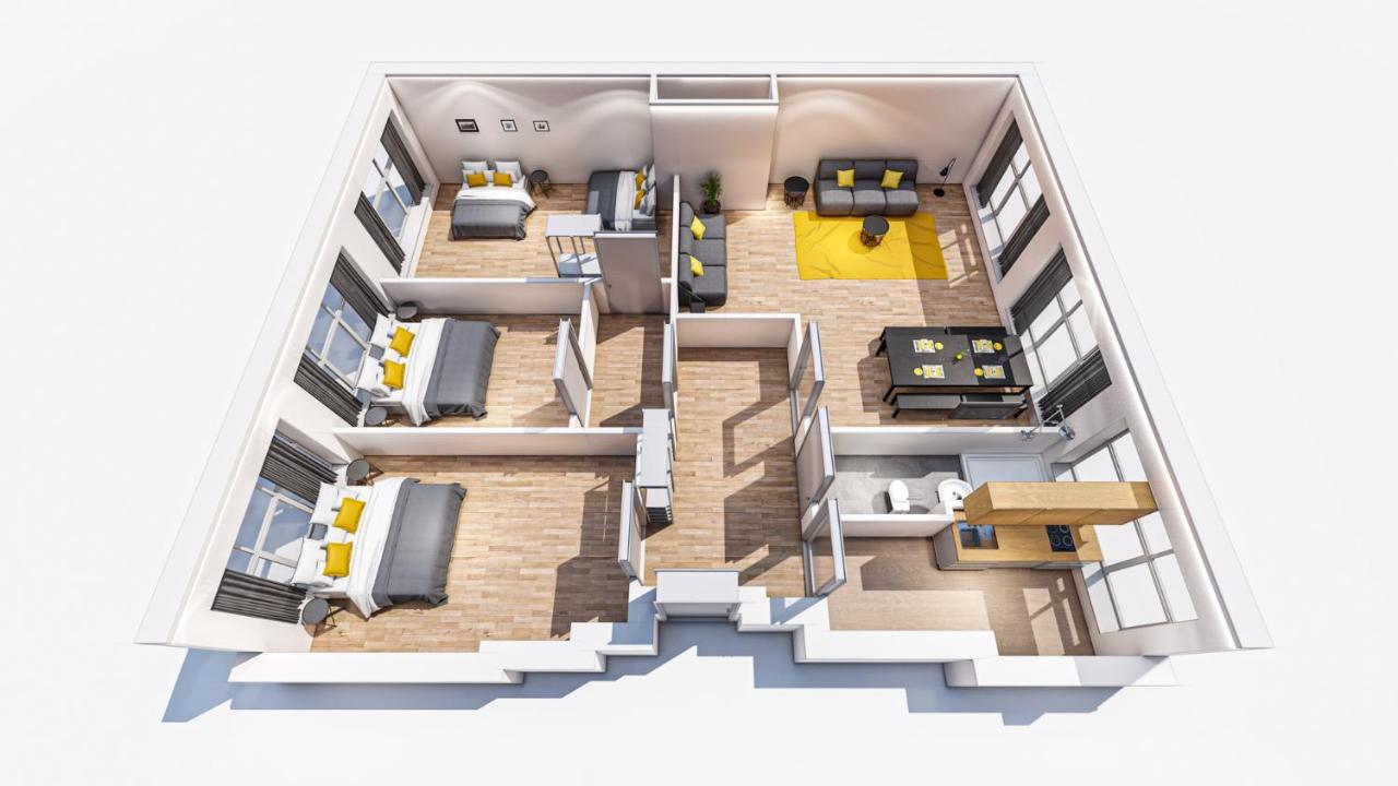 Central +3Br +Big Living Room Next To U-Station Berlín Exterior foto